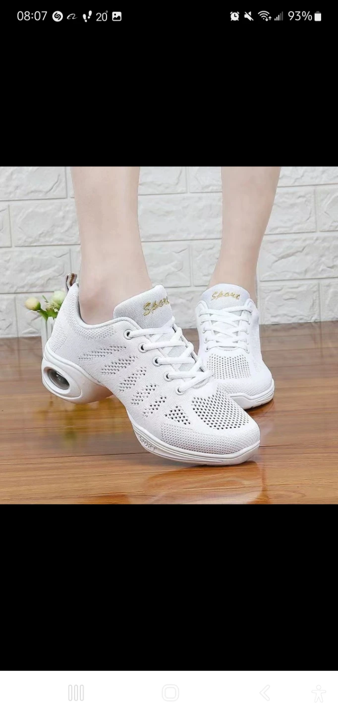 White Dance Sneakers - photo 4