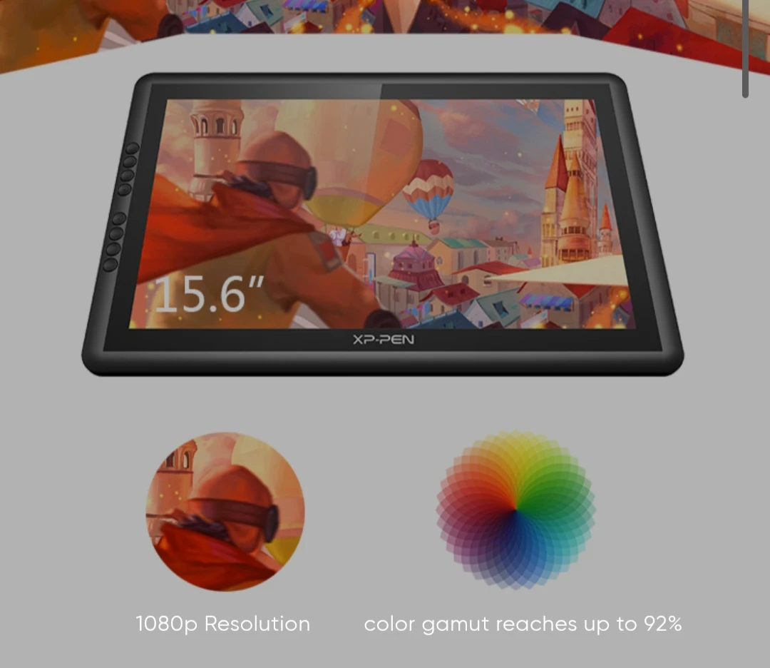 XP-PEN Artist 16 Pro Drawing Tablet