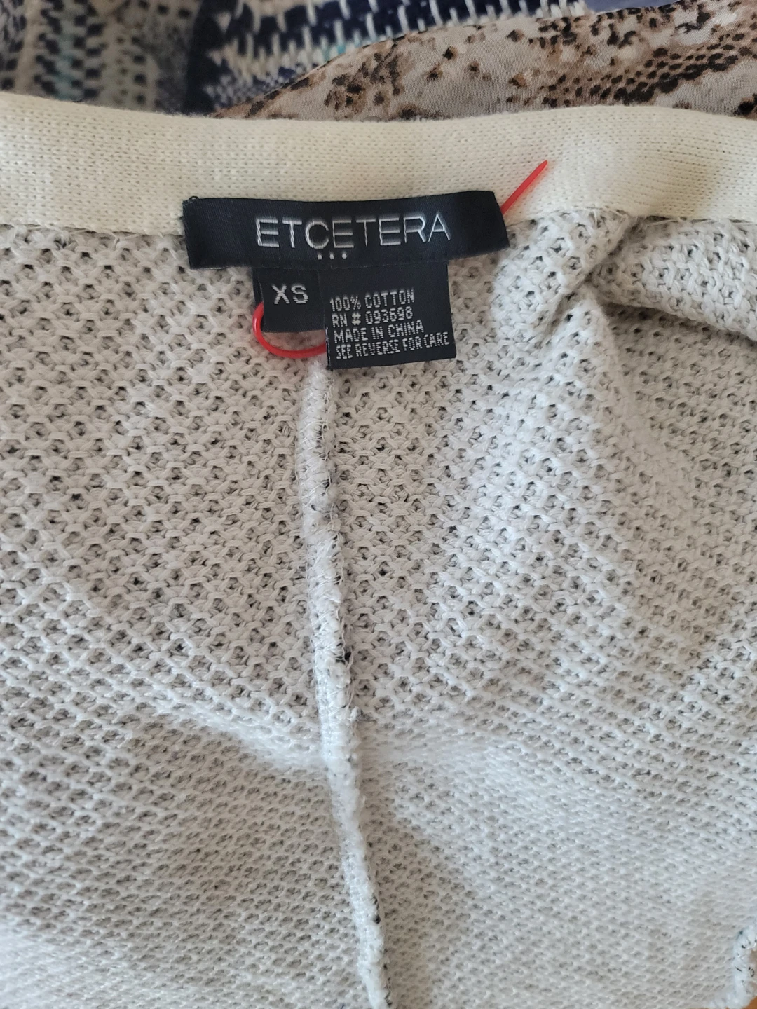 Etcetera Shimmering Sequin Knit Cardigan Mob Wife Sz XS Cotton - photo 2