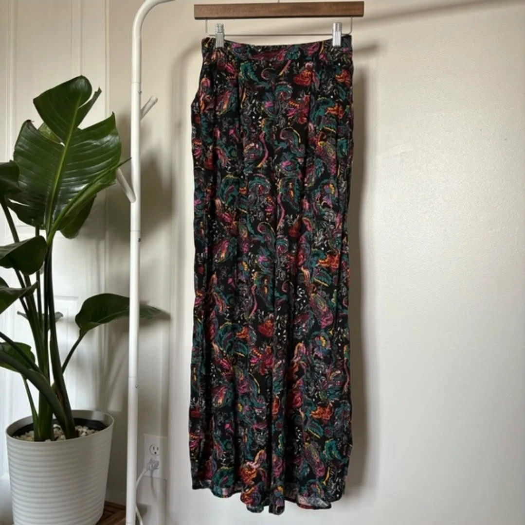 Free People Paisley Wide Leg Pants 🏆
