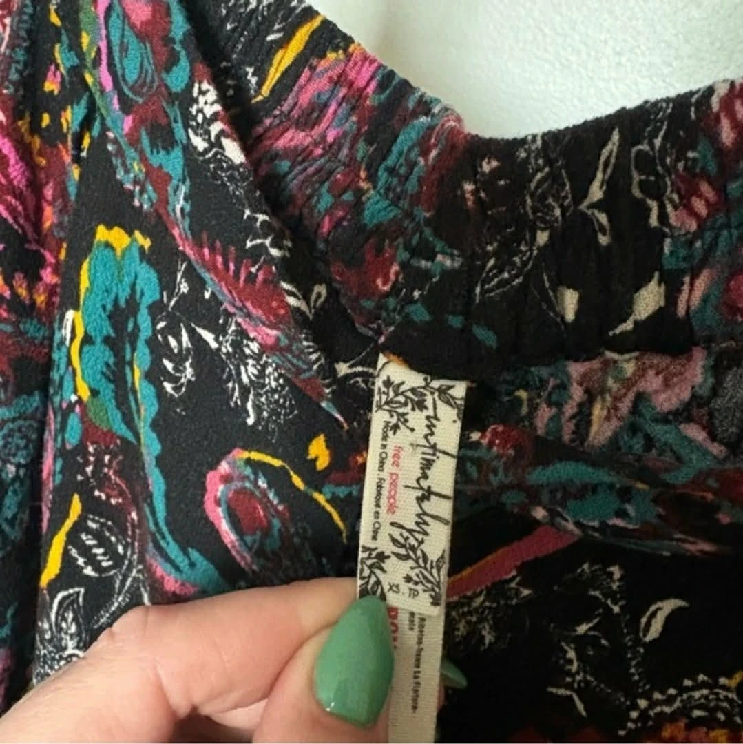 Free People Paisley Wide Leg Pants 🏆 - photo 4
