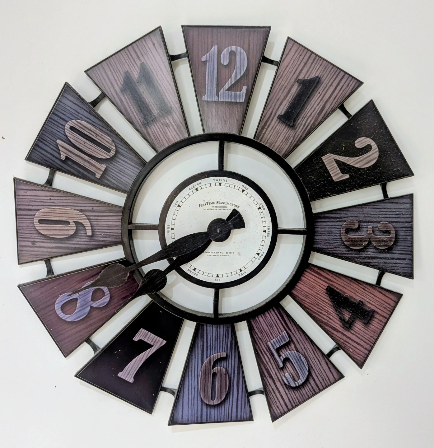 Firstime Manufactory "Reclaimed Edition" Wall Clock