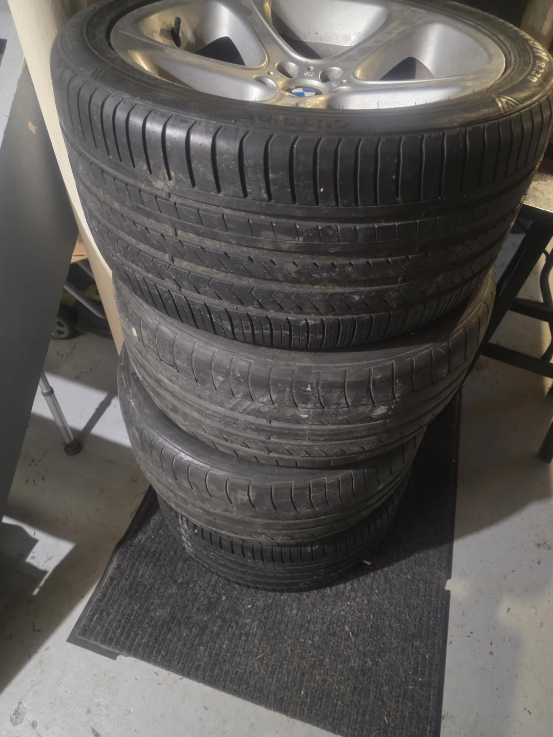 Set of 4 BMW Alloy Wheels with Michelin Tires 315/35ZR20 - photo 2