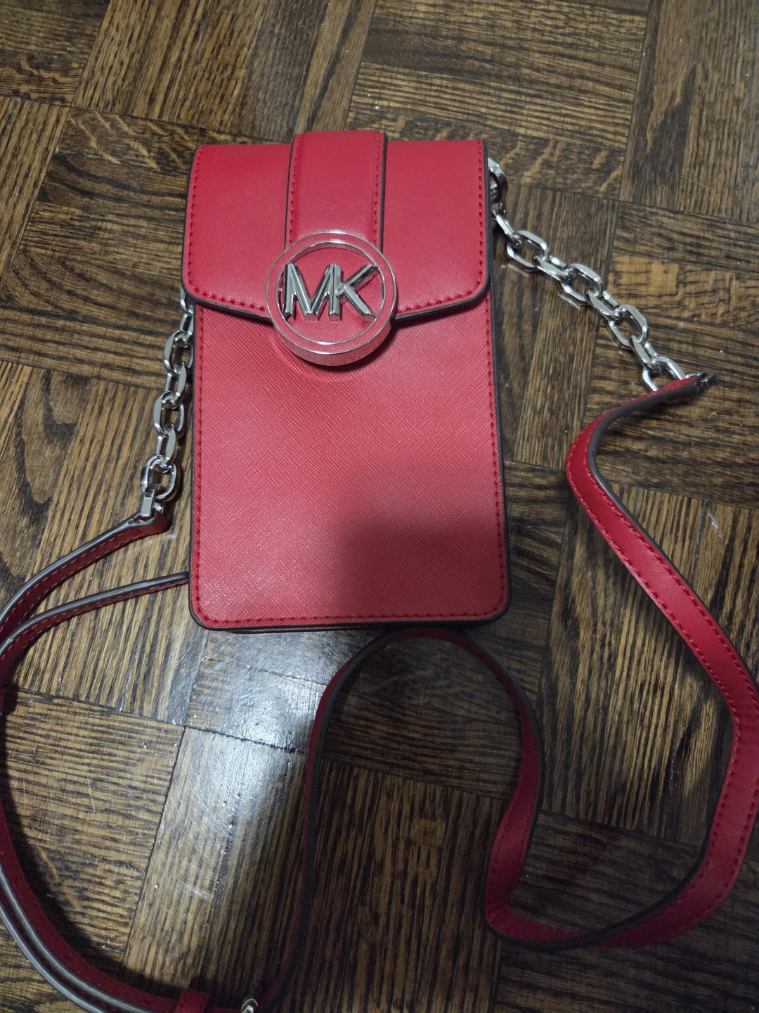 Michael Kors Red Phone Crossbody Bag
