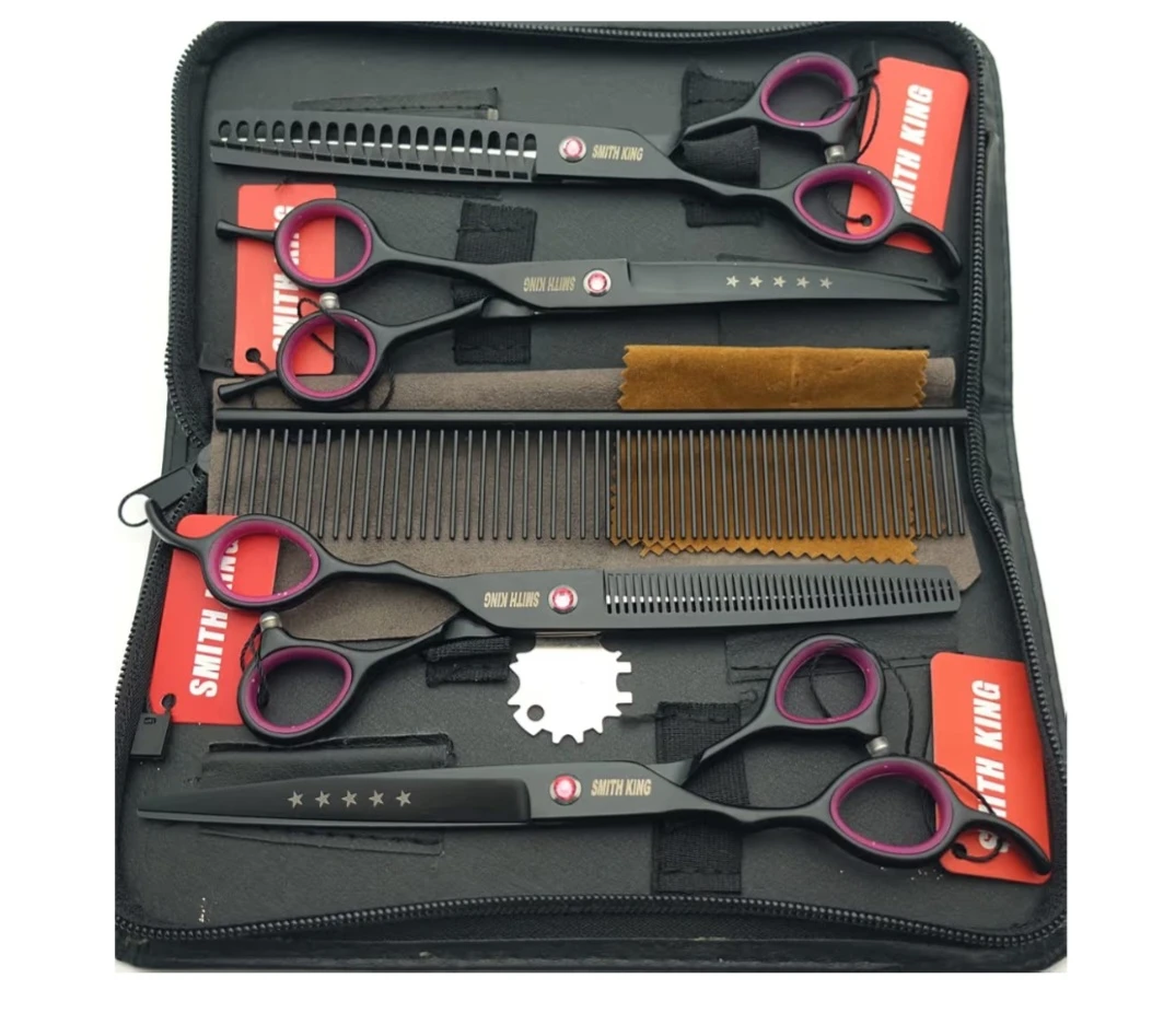 Smithking - Professional 7.0 Inch Dog Grooming Scissors Set - photo 3