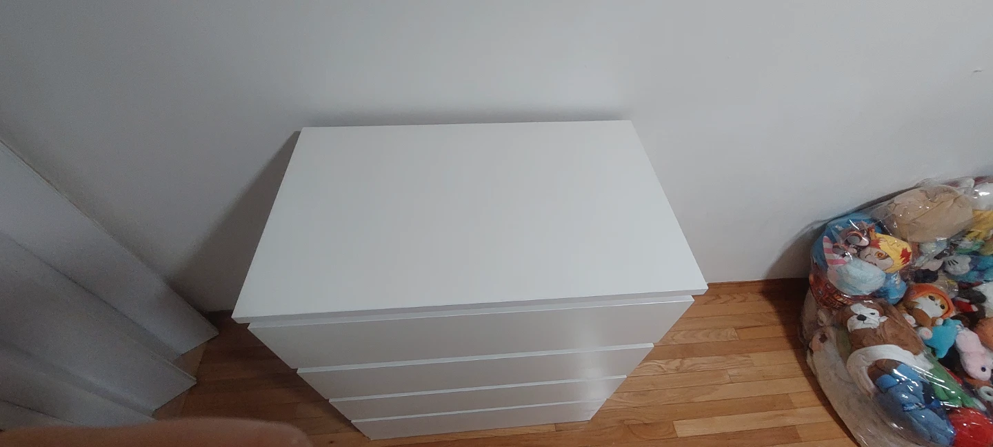 White 4-Drawer Dresser - photo 2