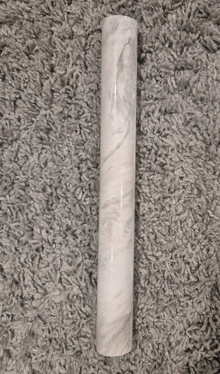 Glossy Marble Beige Gold Peel and Stick Wallpaper 15.7"X78.8" - photo 3