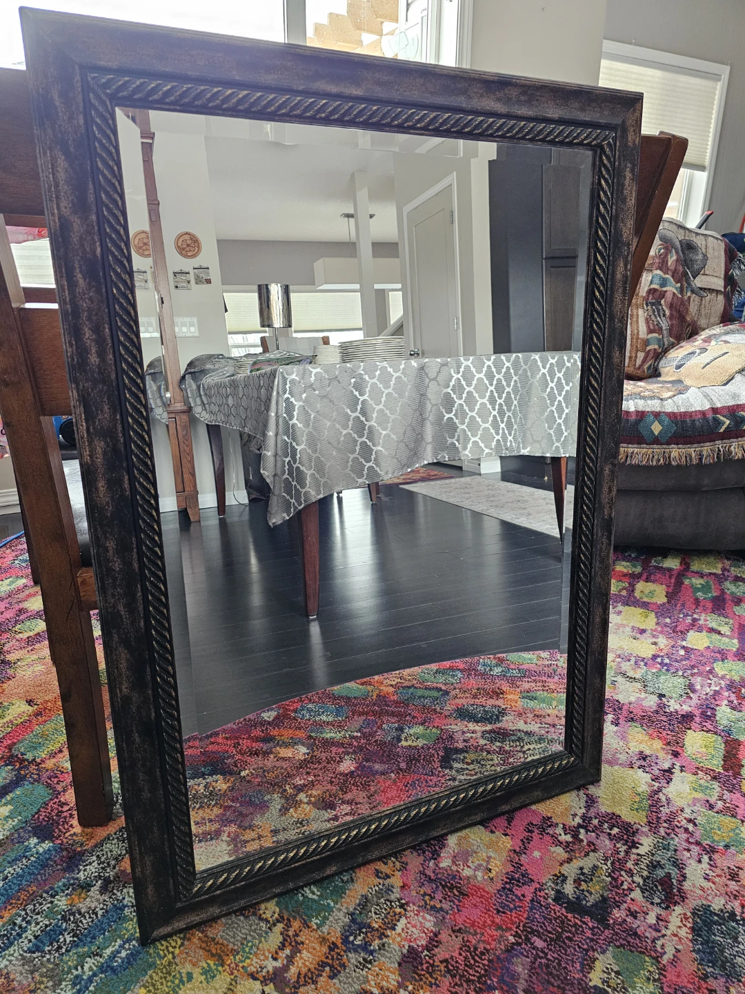 Bronze Rope Mirror