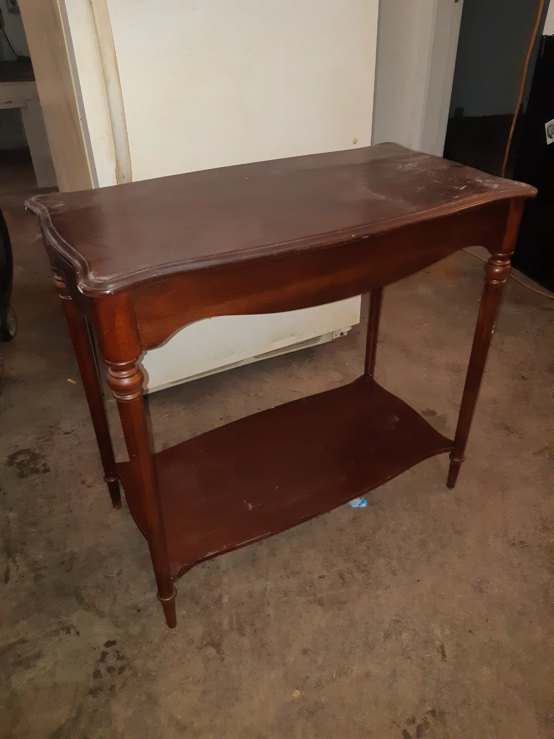 Cherry Wooden accent table antique
