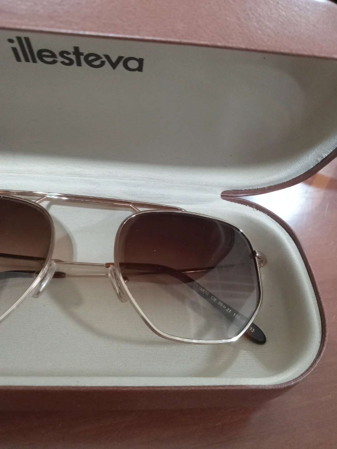 Illesteva Aviator Sunglasses - Gold Frame, Brown Gradient Lenses - photo 2