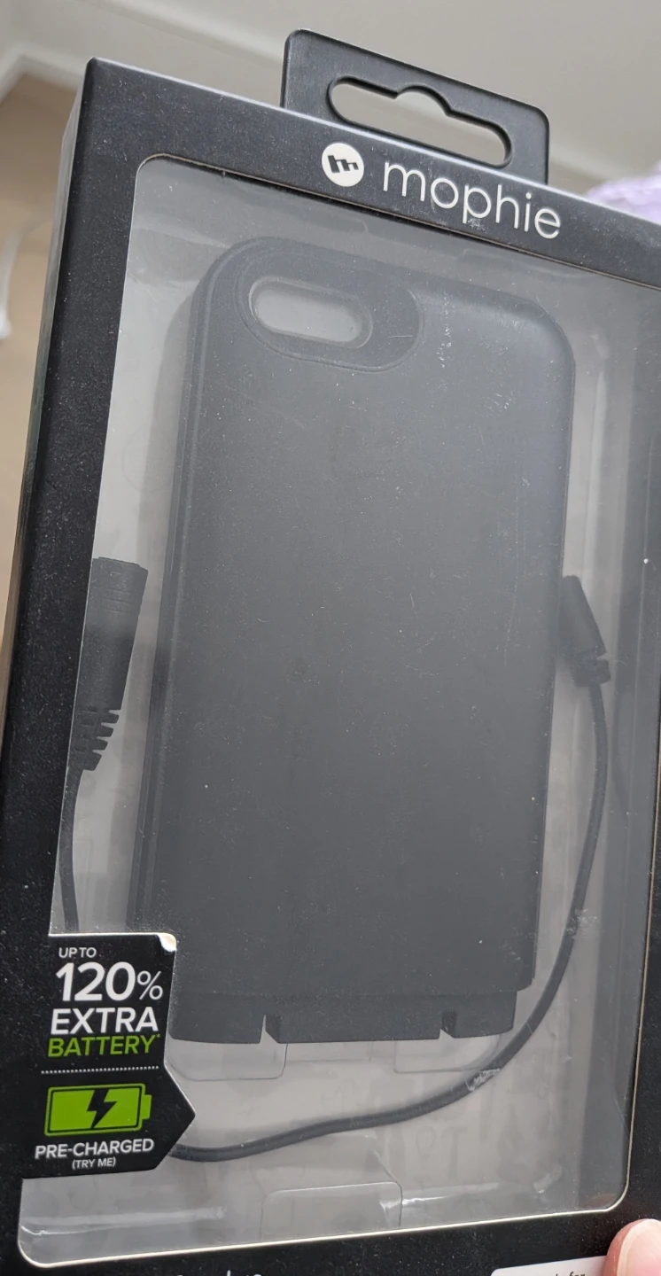 Mophie Black Battery Case for iPhone as is