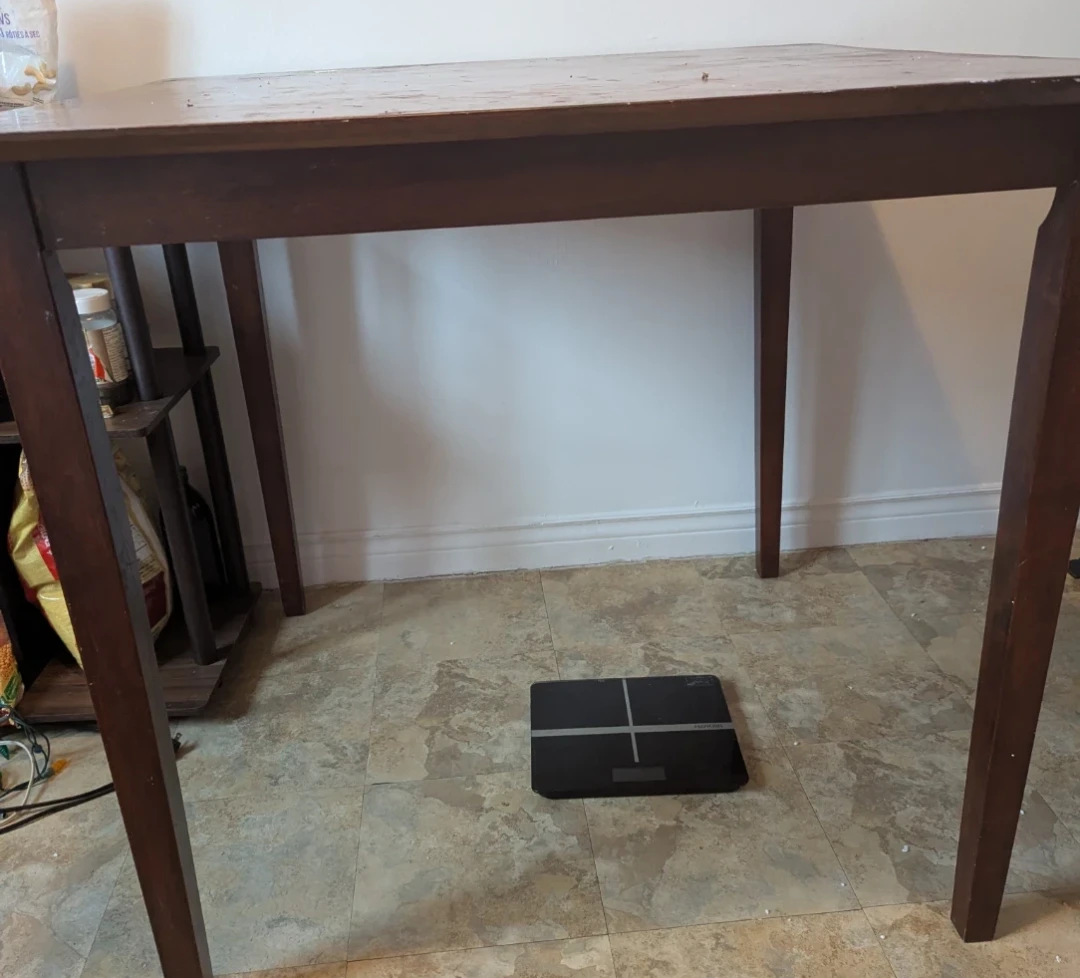 Wooden high Table ❗ Removable legs for easy transport ❗ - photo 3