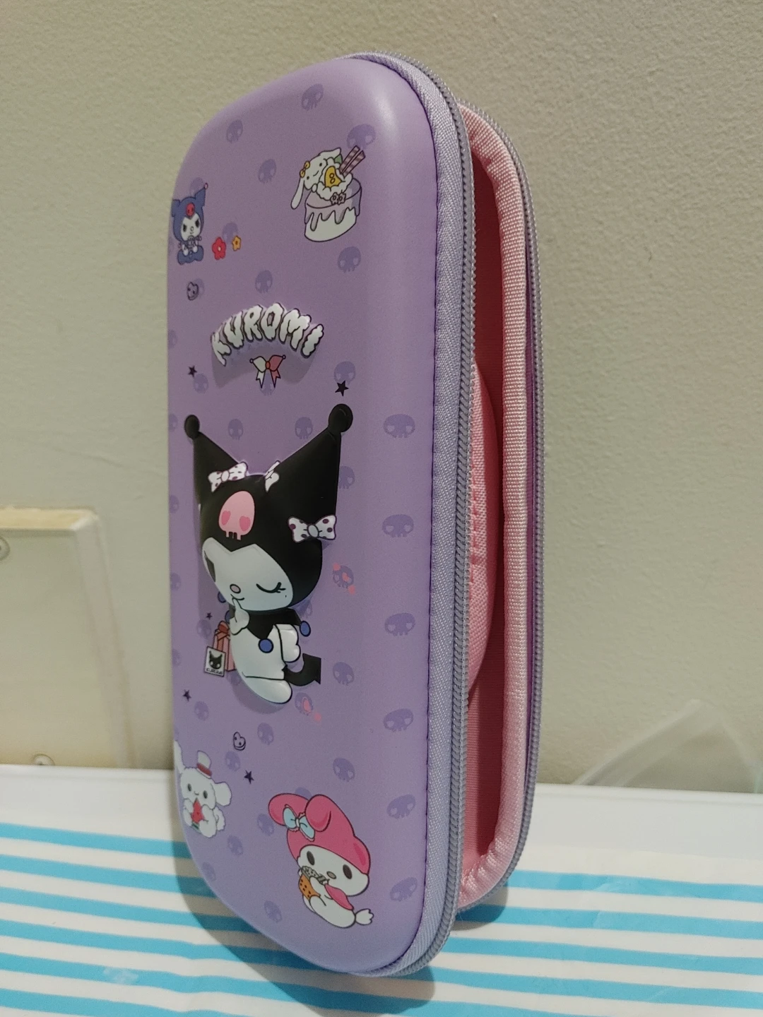 Kuromi Purple 3D Cover Pencil Case - Brand New - photo 2