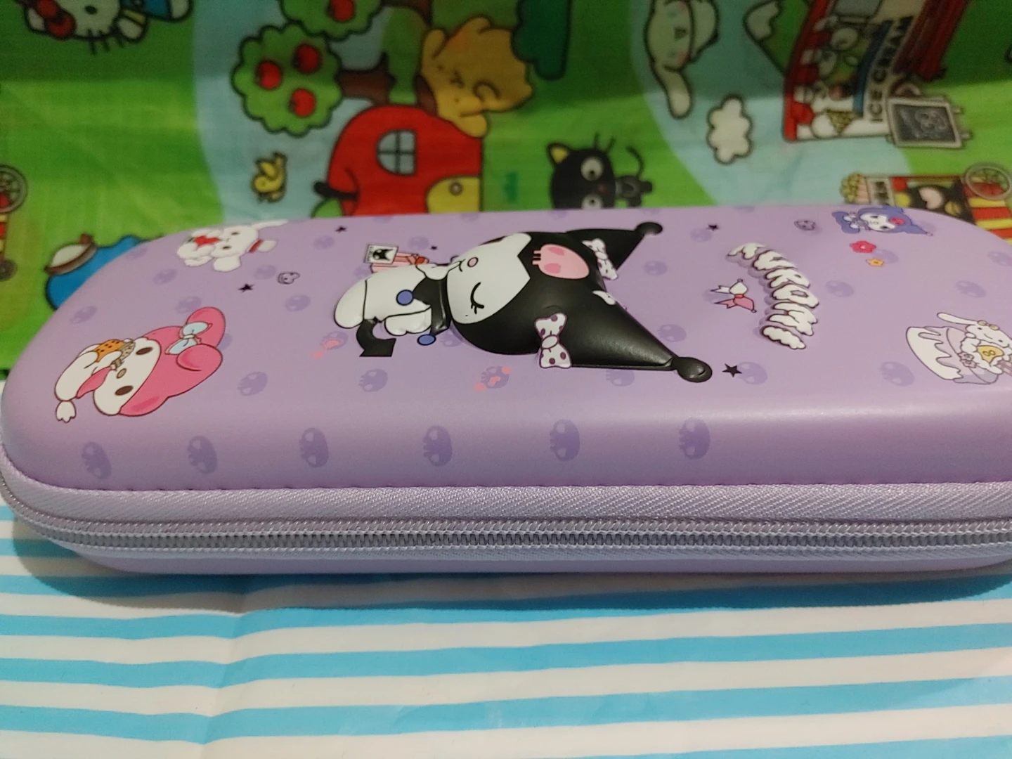 Kuromi Purple 3D Cover Pencil Case - Brand New - photo 3