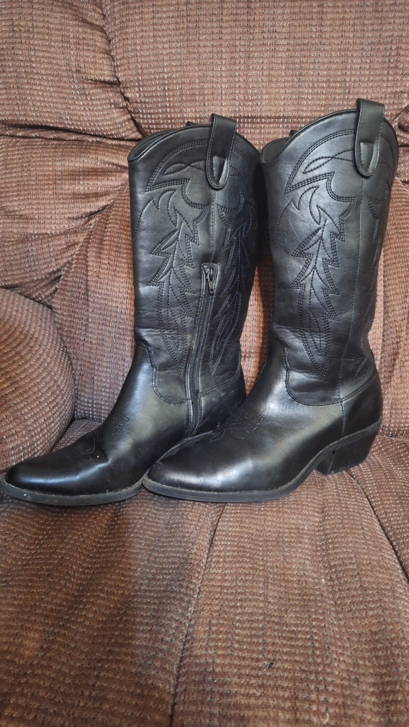 Black Cowboy Boots - photo 2