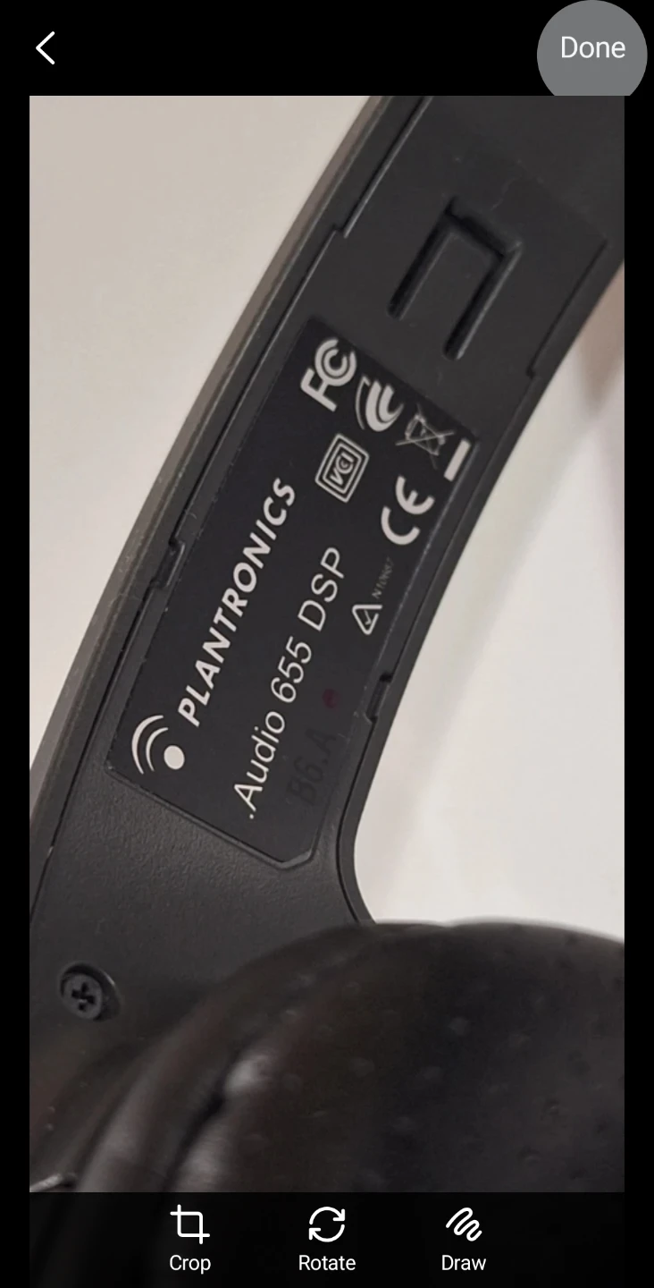 Plantronics Audio 655 DSP Headset with USB Dongle - photo 3