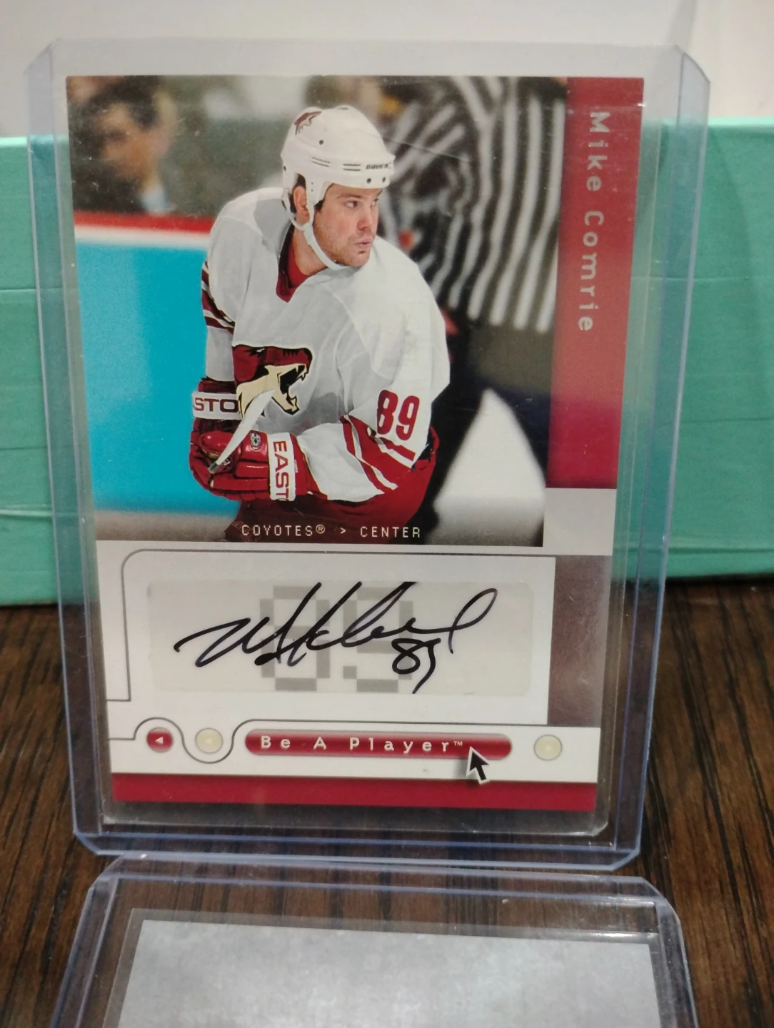 Mike Comrie Autographed Hockey Card - 2003-04 Upper Deck