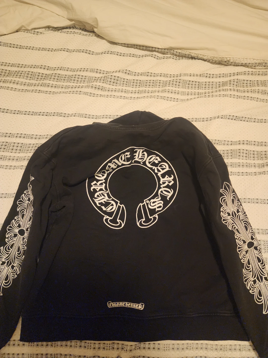 Chrome Hearts Black Zip-Up Hoodie - photo 2