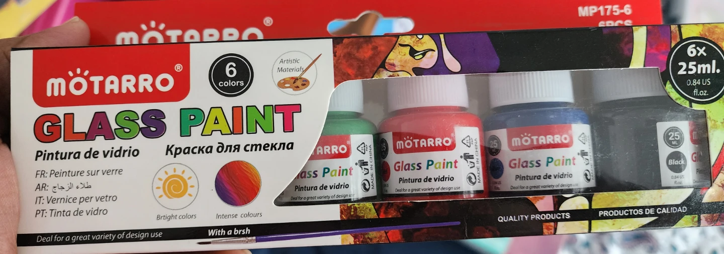 Mötarro Glass Paint Set - 6 Colors