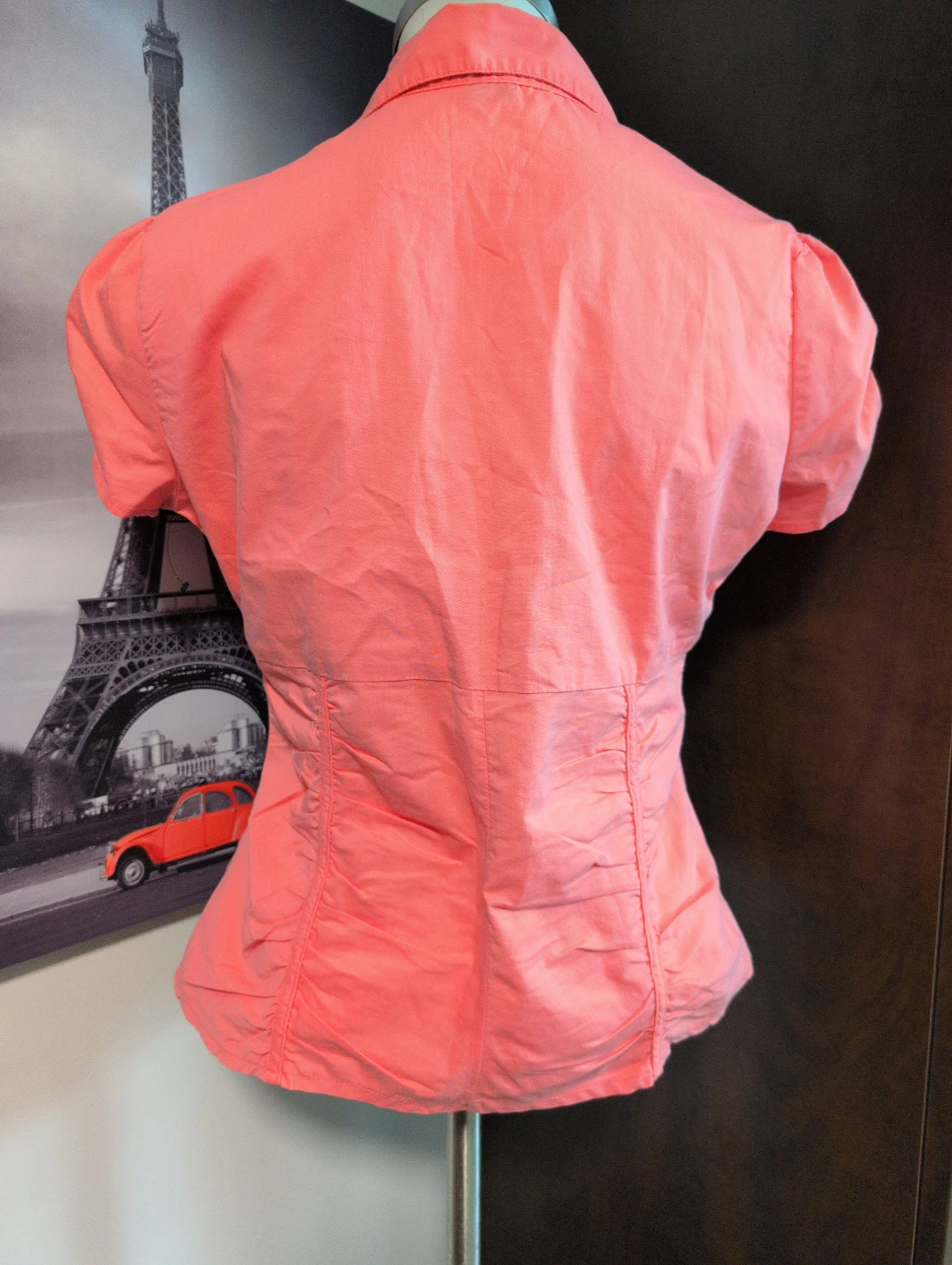 Effigi Inc. Women's Coral Button-Up Shirt - photo 4
