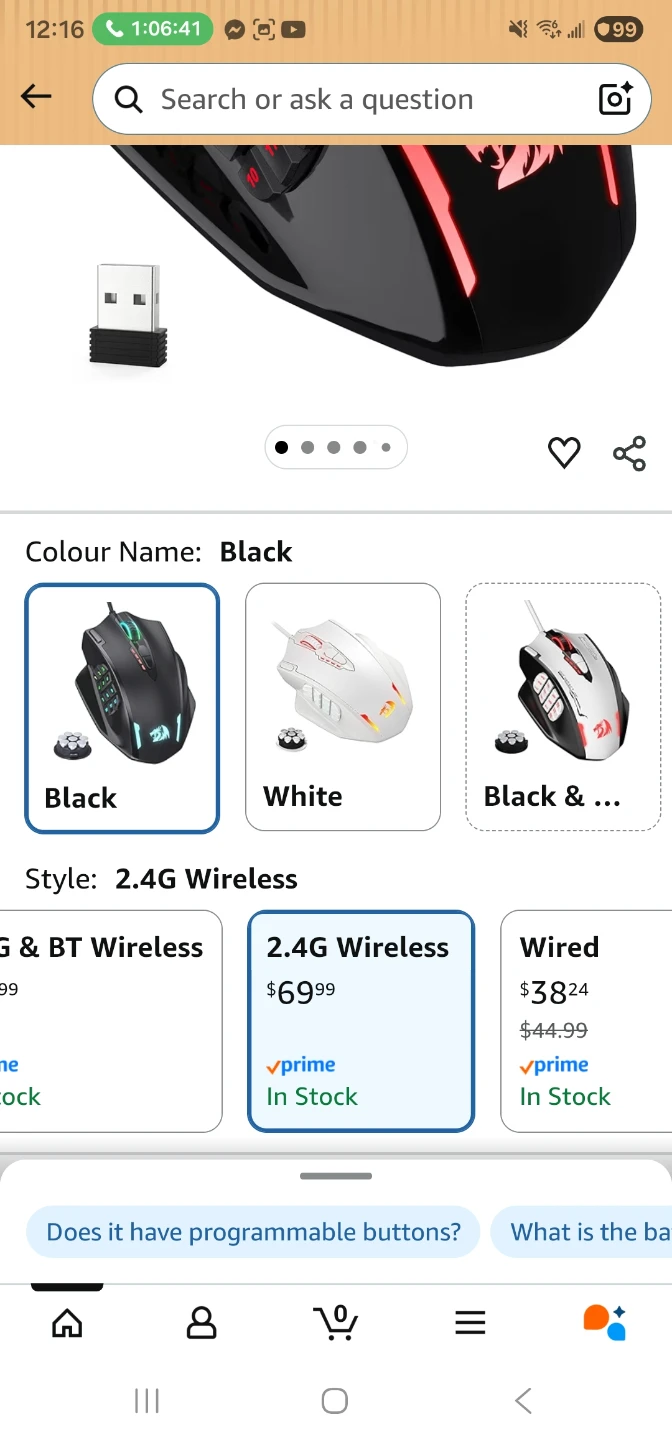 Redragon M913 Impact Elite Wireless Gaming Mouse - photo 4