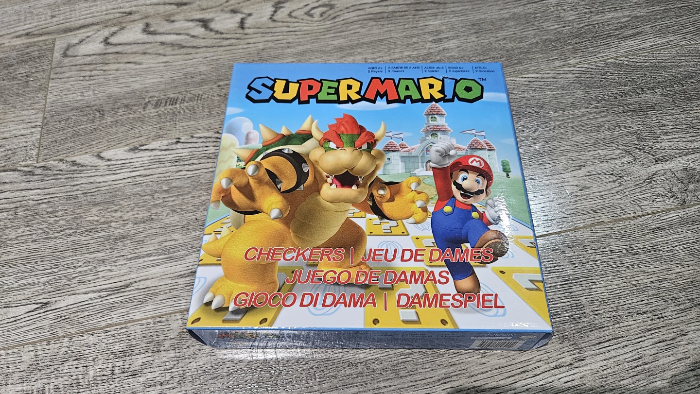 Super Mario Checkers Game