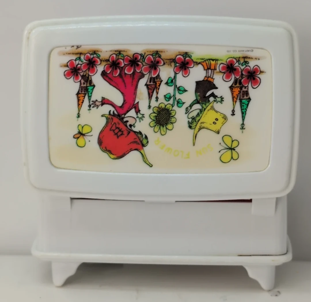 Vintage Robin Music Box Jewellery Case - photo 4
