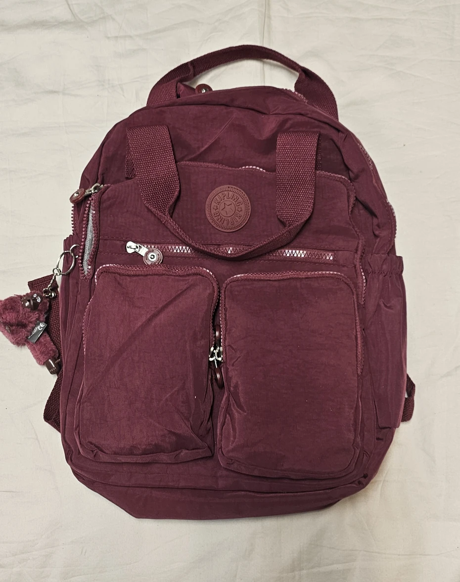 Kipling Backpack - Burgundy