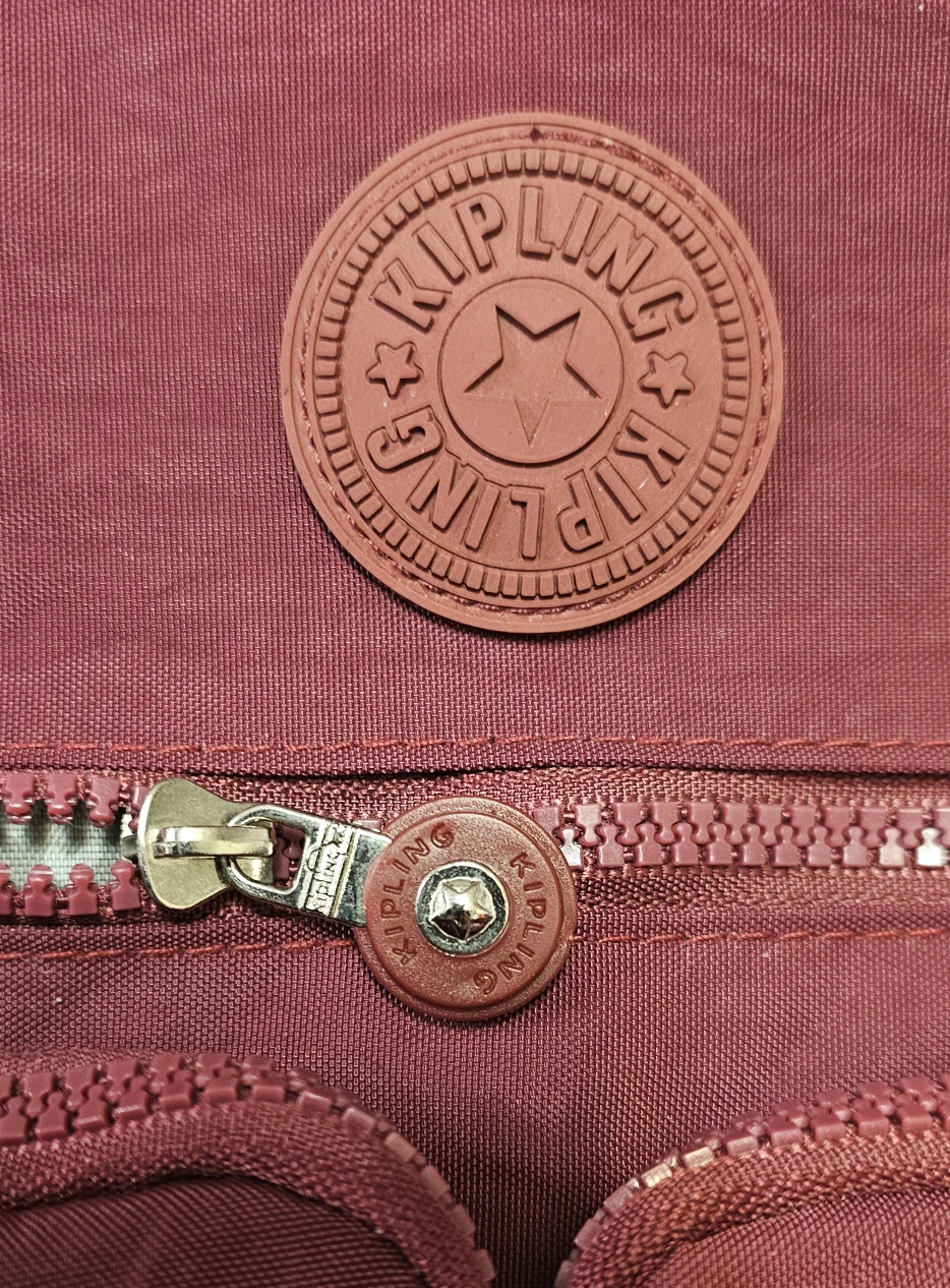 Kipling Backpack - Burgundy - photo 5