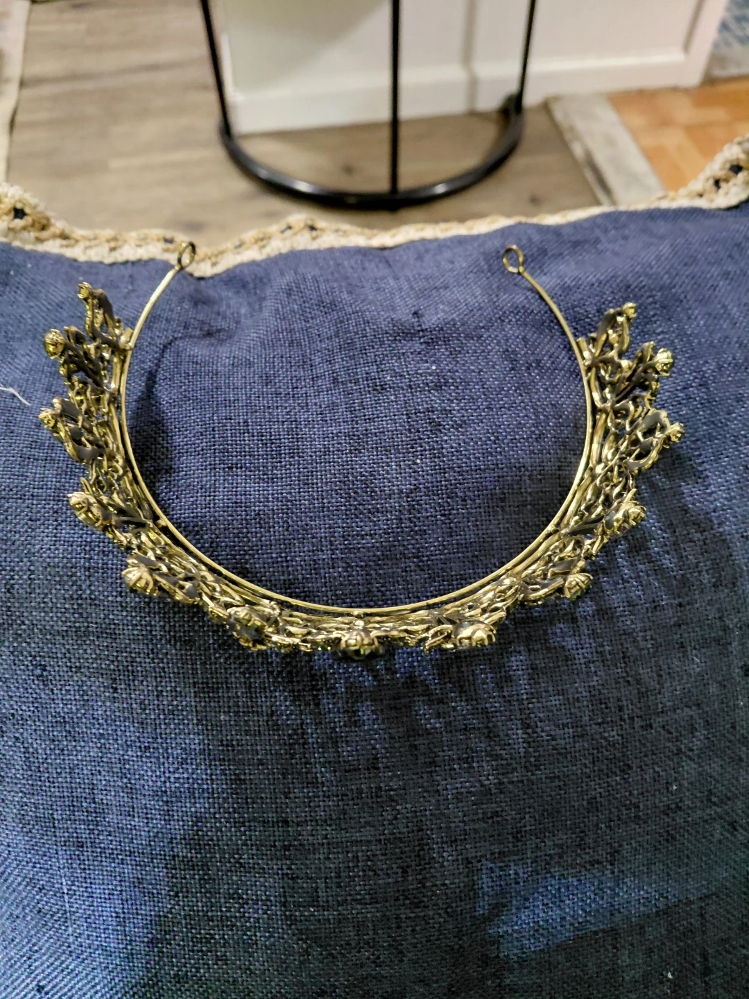 Ornate Rhinestone Tiara Crown