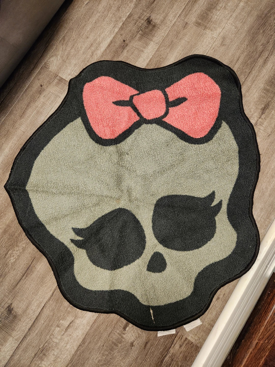 Monster High Skull Rug with Bow
