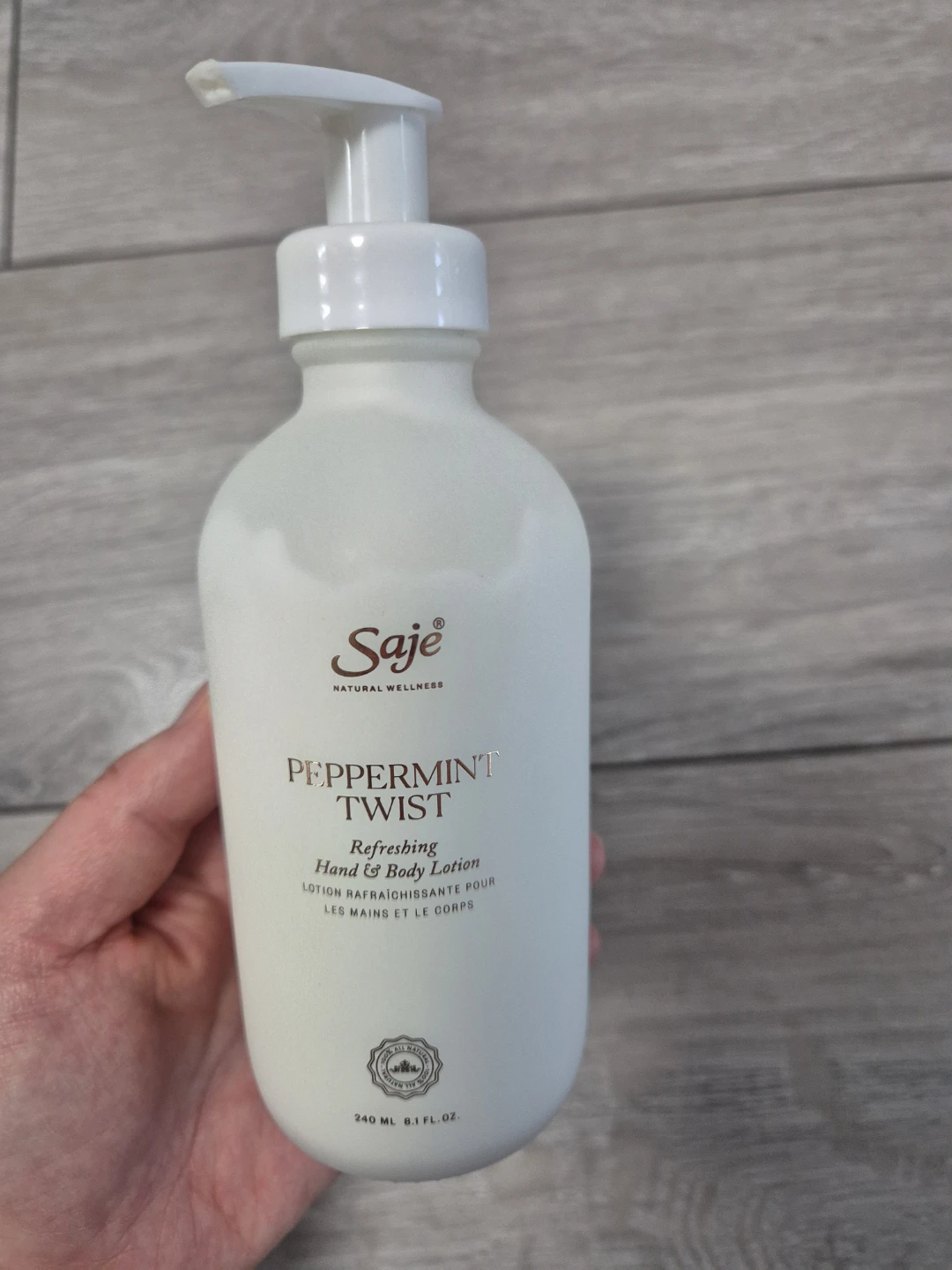 Saje Peppermint Twist Refreshing Hand & Body Lotion 240ml