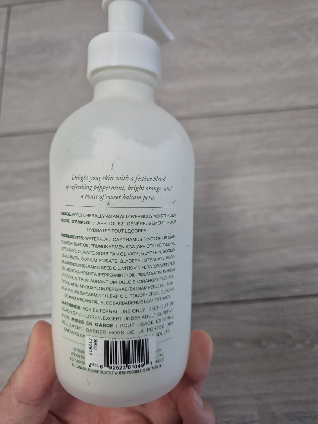 Saje Peppermint Twist Refreshing Hand & Body Lotion 240ml - photo 2