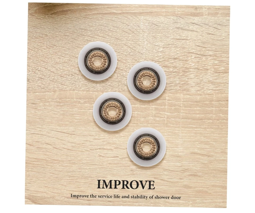4pcs Shower Door Rollers Sliding Wheel Replacement Parts - photo 3