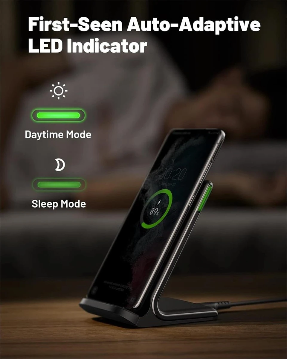 INIU Wireless Charger Stand 15W Fast Charge - photo 3