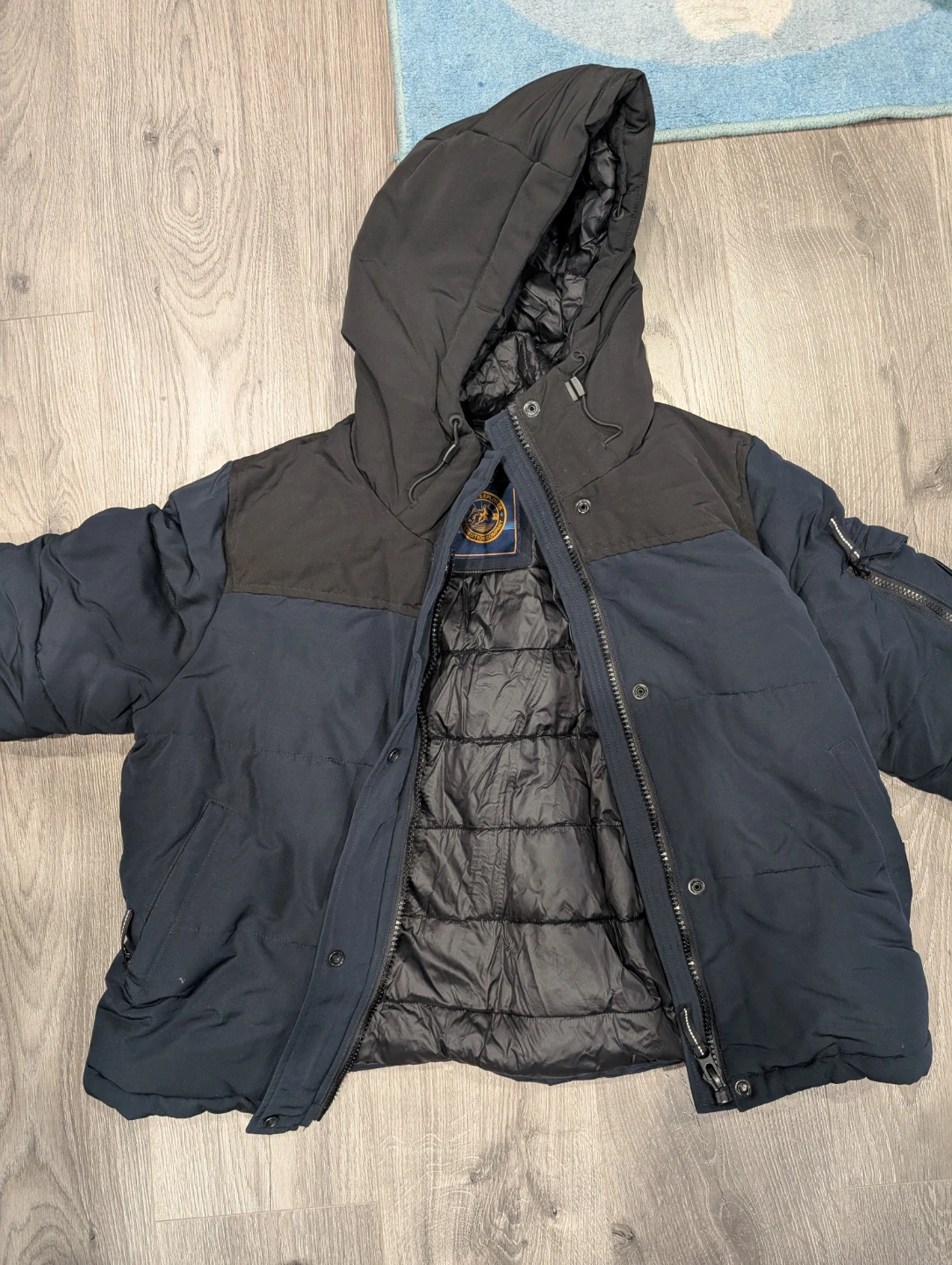 Superdry Everest Expedition Puffer Jacket Navy UK 14 - photo 3