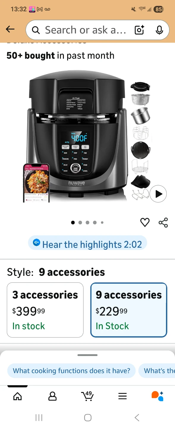 Nuwave Air Fryer & Pressure Cooker - photo 4
