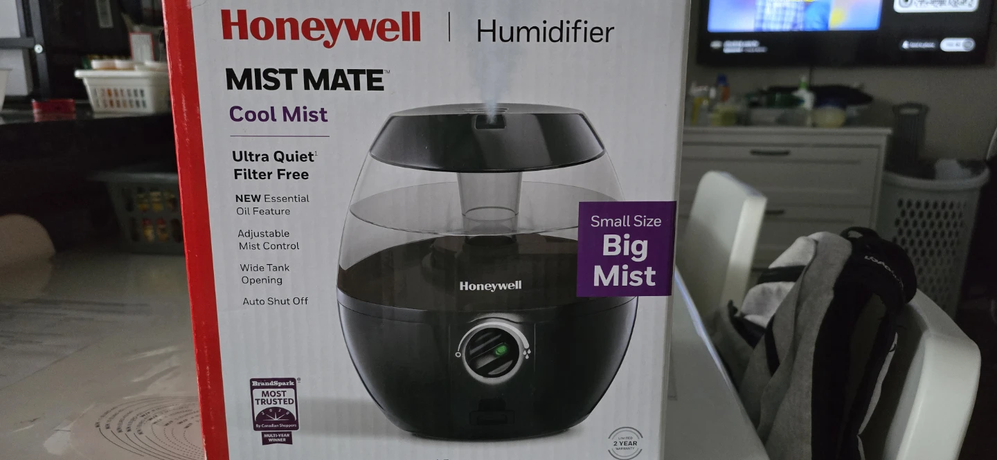 Honeywell Mist Mate Cool Mist Humidifier HUL525B