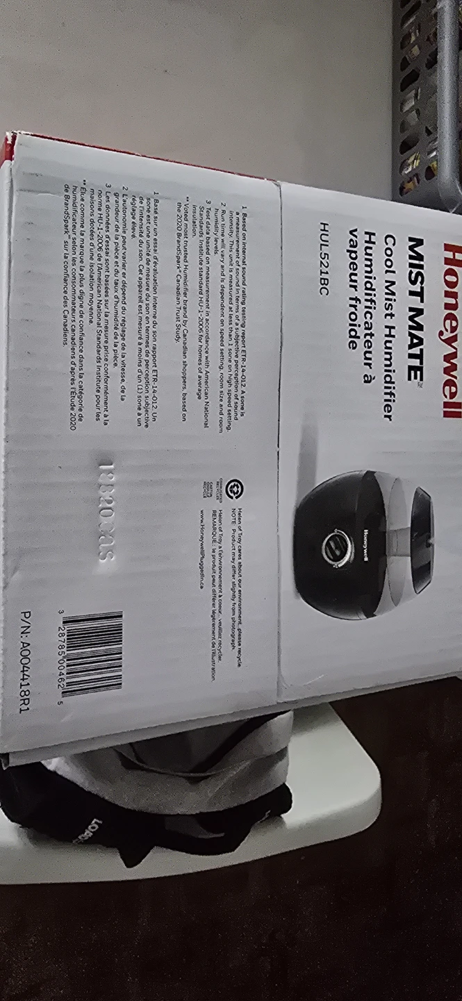 Honeywell Mist Mate Cool Mist Humidifier HUL525B - photo 5