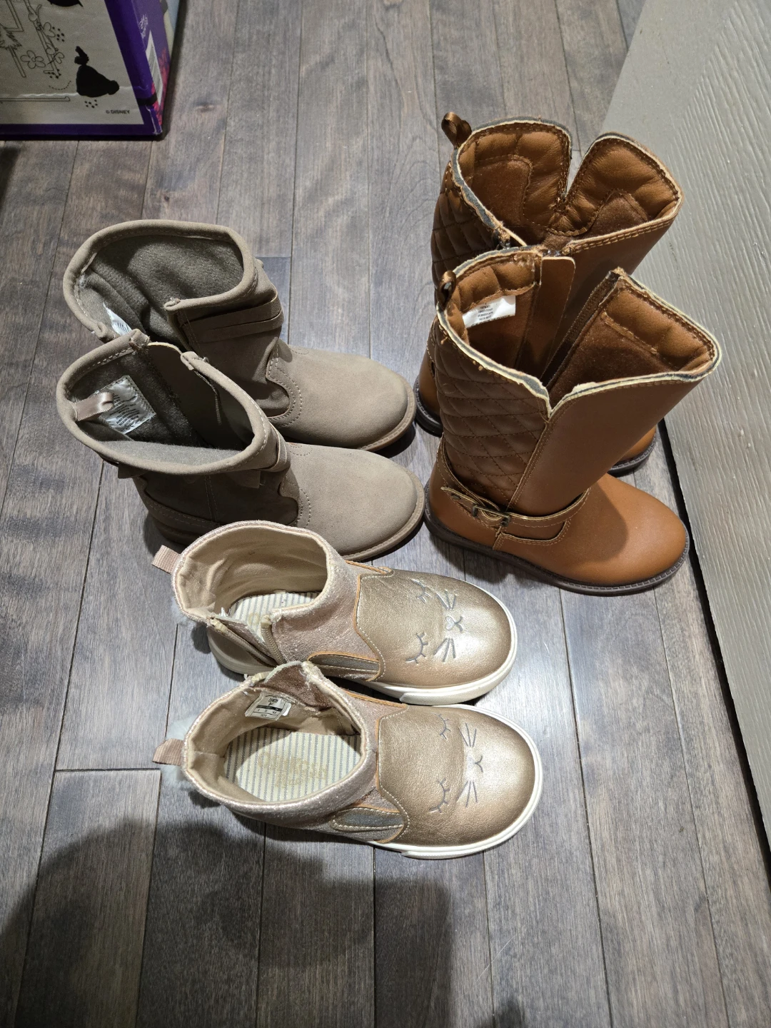 Toddler Girls' Boots and Shoes Bundle