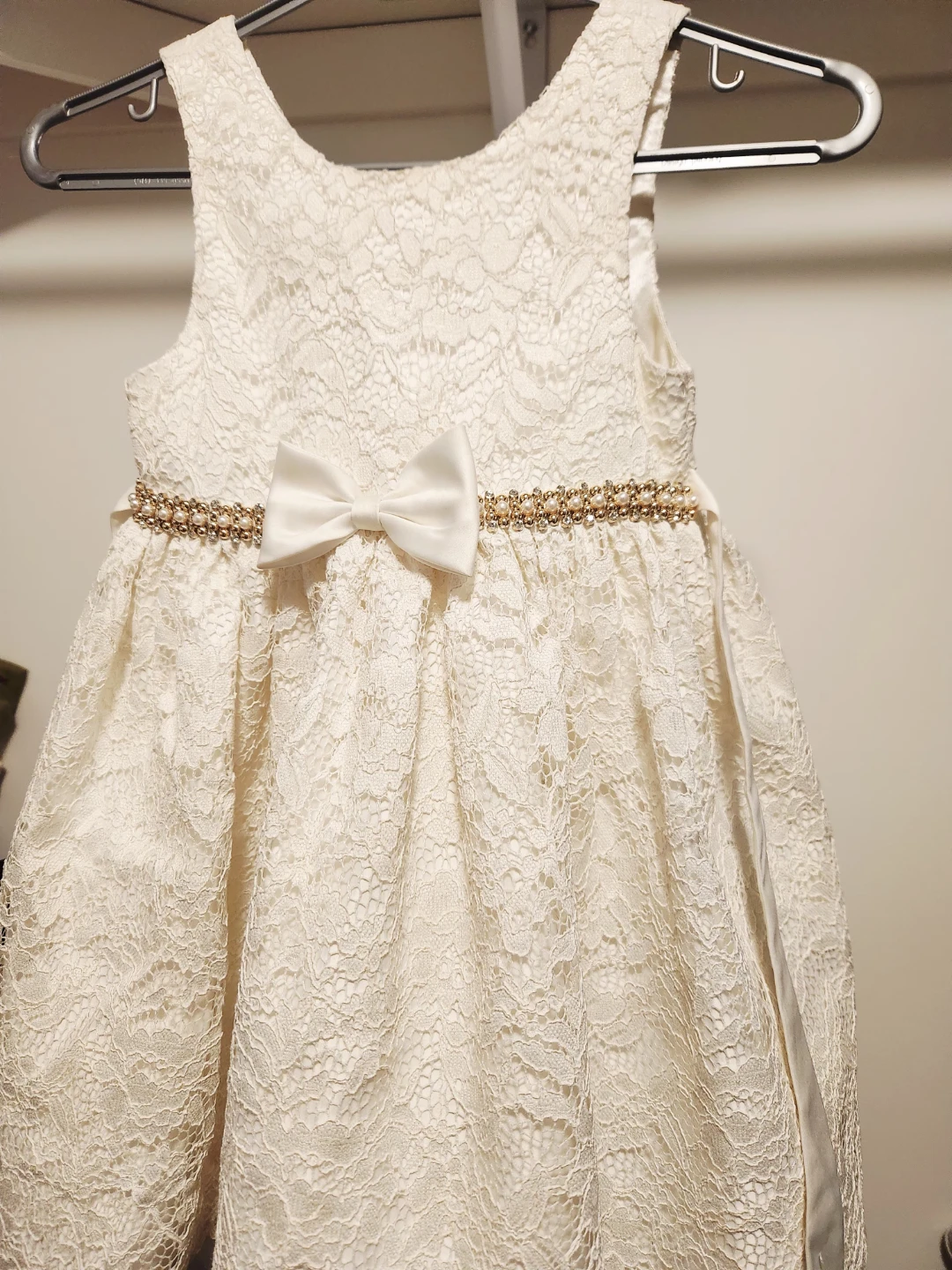 American Princess White Lace Dress Size 6