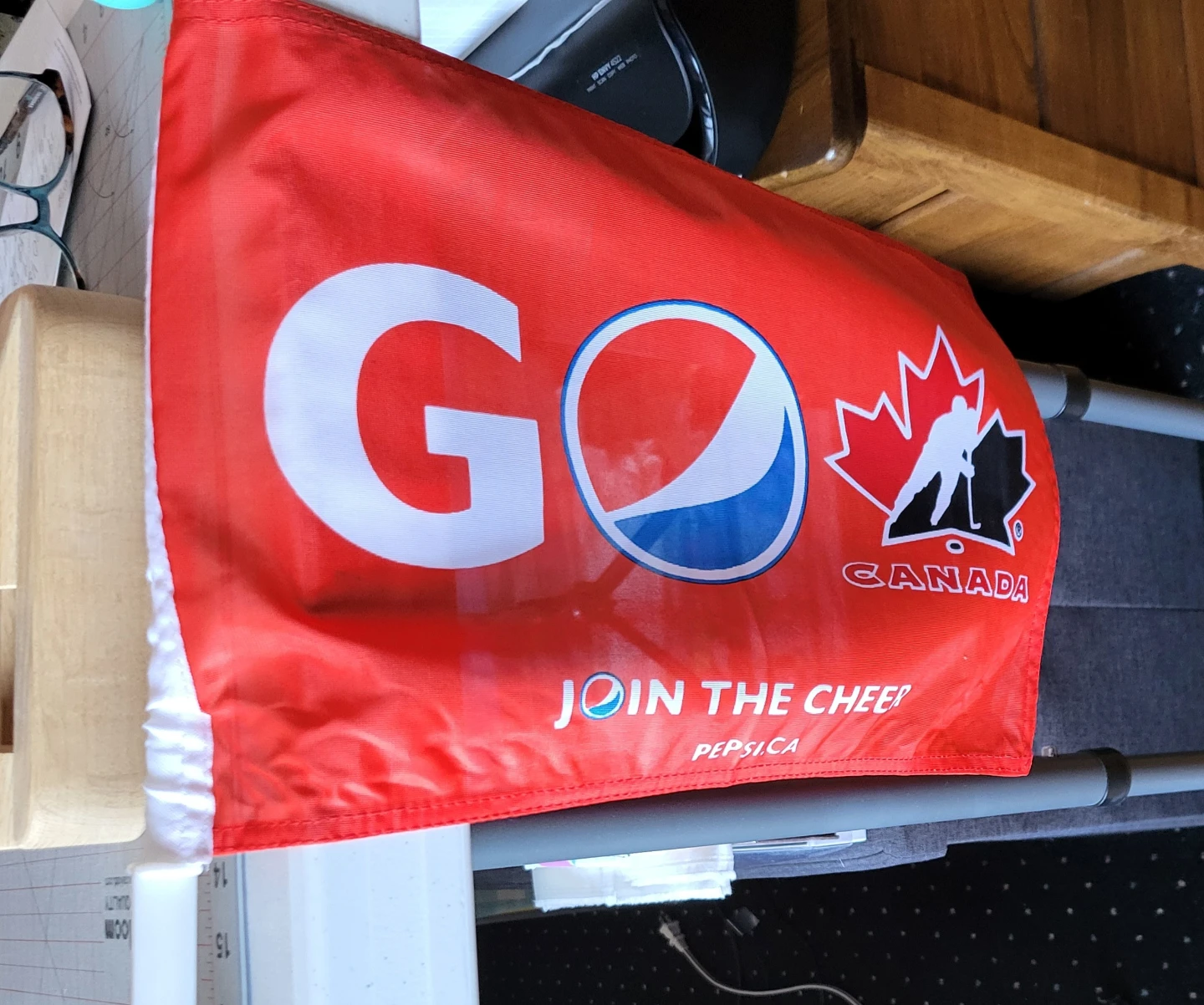 Pepsi Canada Go Hockey Car Flag