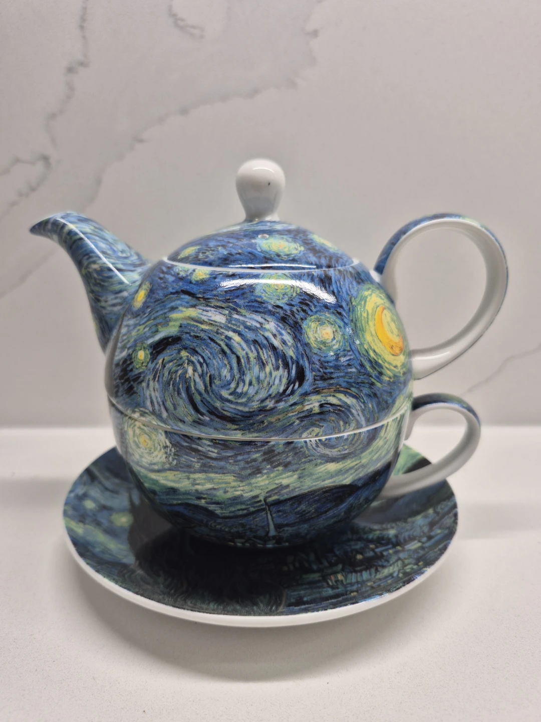 New- Van Gogh's Starry Night Teapot Set