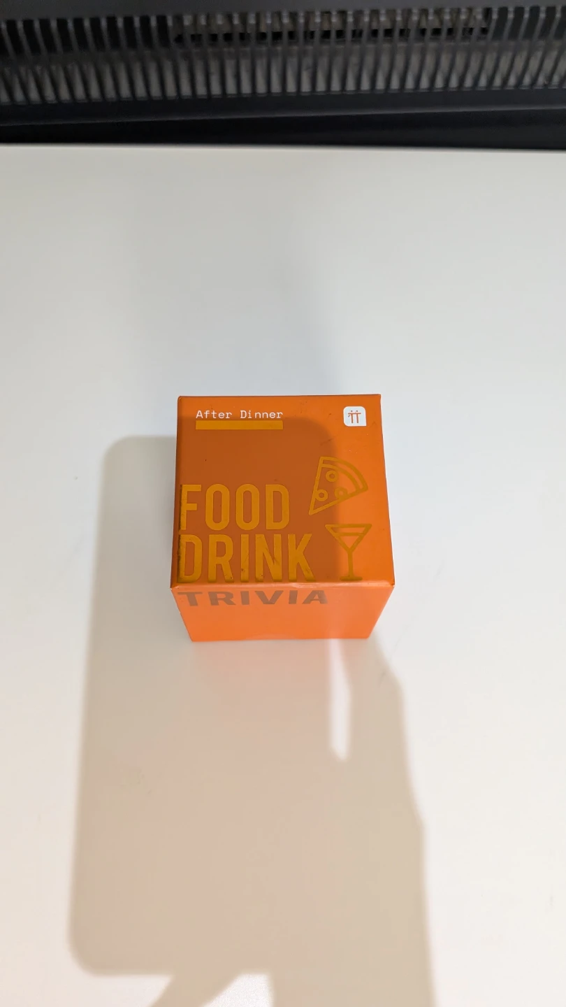 After Dinner Food & Drink Trivia Card Game - photo 3