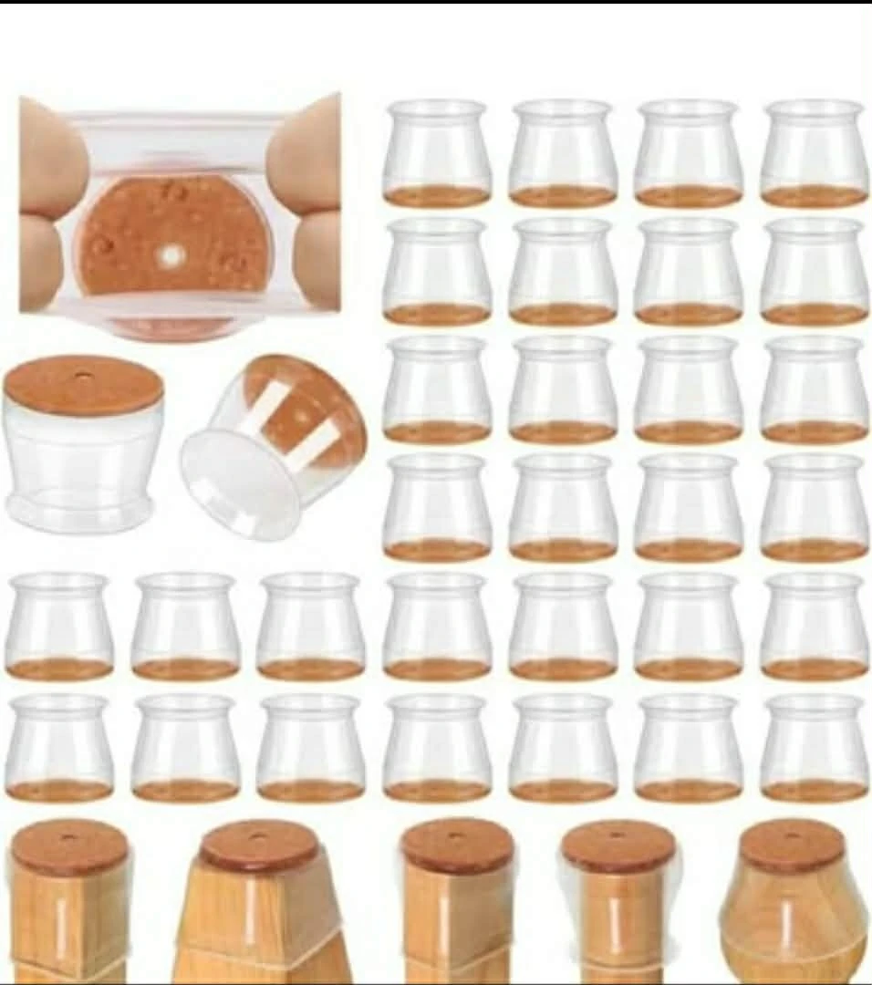 20Pcs Chair Leg Floor Protectors for Hardwood Floors Silico...