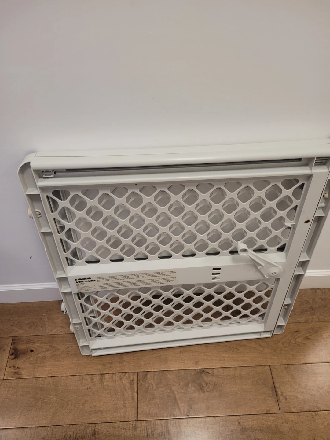 White Plastic Safety Gate