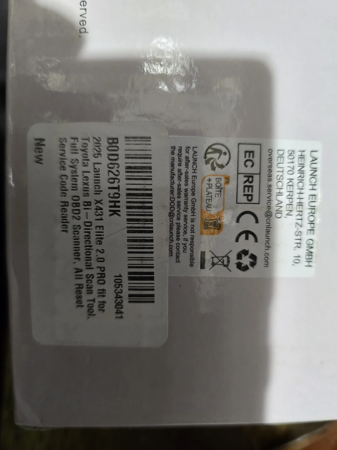LAUNCH Creader Elite 2.0-T PRO OBD2 Scanner Tool - photo 2