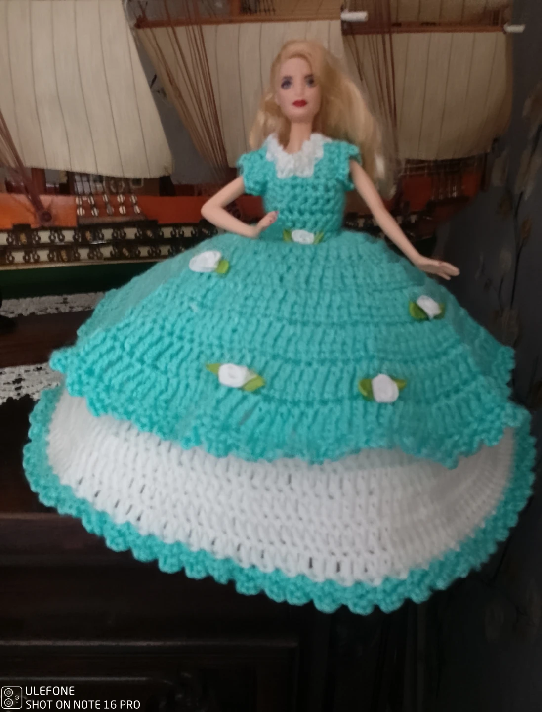 Crocheted Doll Dress