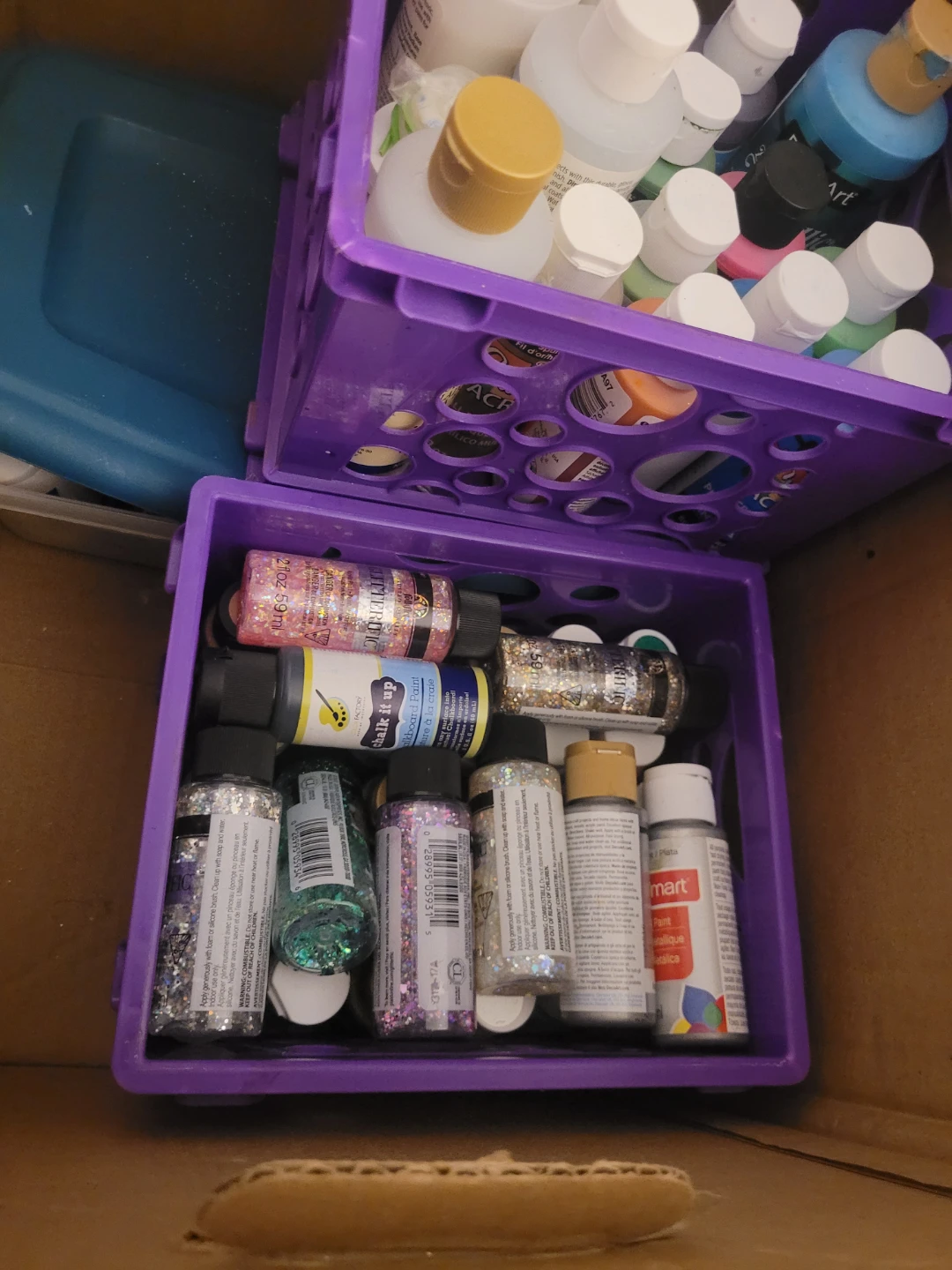 Assorted Craft Paints and Glitters - photo 2
