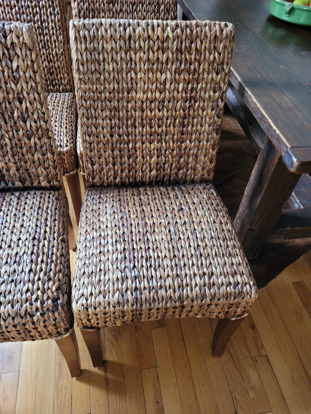 Pottery Barn Seagrass Dining Chairs (Set of 6) - photo 3